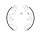 Bremsbackensatz Hinten Suzuki Grand Vitara TEXTAR Trommelbremse 91068700