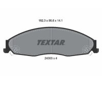 TEXTAR Bremsbelagsatz Bremsbeläge Q+ VORDERACHSE für CADILLAC CTS STS