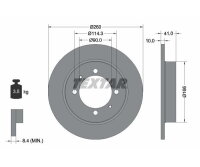 2x TEXTAR Bremsscheibe PRO Ø260mm VORNE für MITSUBISHI CARISMA VOLVO SPACE V40 STAR