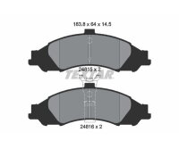 TEXTAR Bremsbelagsatz Bremsbeläge VORDERCHSE für VAUXHALL Monaro Coupe
