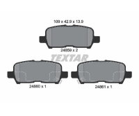 TEXTAR Bremsbelagsatz Bremsbeläge Q+ Hinterachse...