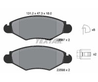 TEXTAR Bremsbelagsatz Bremsbeläge Vorderachse...