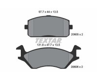 TEXTAR Bremsbelagsatz Bremsbeläge VORDERACHSE FÜR TOYOTA STARLET