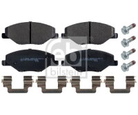 FEBI Bremsbelagsatz Bremsbeläge VORNE für SKODA Fabia II Rapid VW Polo 6C1 6R1