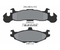 TEXTAR Bremsbeläge VORDERACHSE CHRYSLER ES LE BARON...