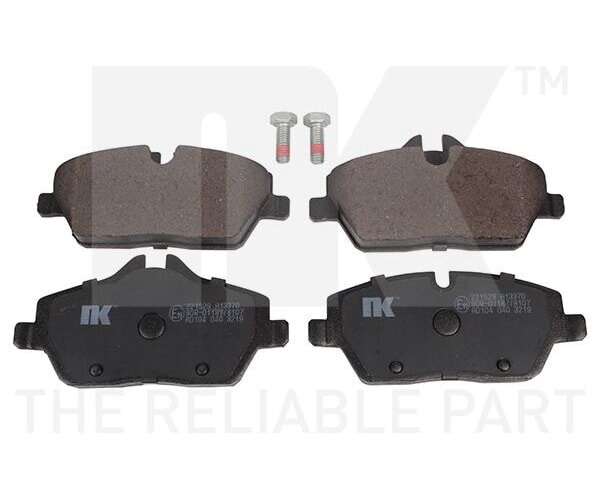 NK Bremsbelagsatz Brembeläge VORDERACHSE für BMW 1er E81 E87 E88