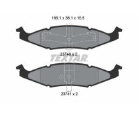 TEXTAR Bremsbelagsatz Bremsbeläge VORDERACHSE...