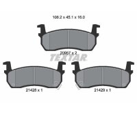 TEXTAR Bremsbelagsatz Bremsbeläge VORDERACHSE...