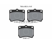 TEXTAR Bremsbelagsatz Bremsbeläge VORDERACHSE für MAZDA KIA