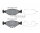 TEXTAR Bremsbeläge HINTERACHSE für FORD Focus, Galaxy, Kuga II, Mondeo V, S-Max