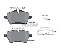 TEXTAR Bremsbelagsatz Bremsbeläge VORDERACHSE...
