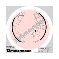 Bremsbackensatz Hinten Smart Fortwo 3 453 ZIMMERMANN Trommelbremse 10990.158.2