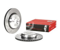 1x BREMBO rear axle composite brake disc Ø 370 mm for BMW 09.D901.23