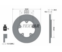 2x TEXTAR Bremsscheibe PRO Hinterachse Ø 307mm...
