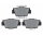Bremsbelagsatz Bremsbeläge hinten für Honda NSX Acura NSX Textar