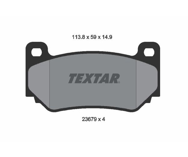 Bremsbelagsatz Bremsbeläge vorne für MG MGF MG TF Caterham Seven Textar