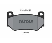 Bremsbelagsatz Bremsbeläge vorne für MG MGF MG TF Caterham Seven Textar