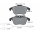 Bremsbelagsatz Bremsbeläge vorne für Citroën C5 Peugeot 407 508 Textar