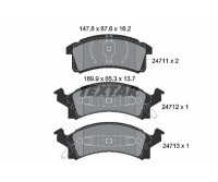 TEXTAR Bremsbelagsatz Bremsbeläge VORDERACHSE...