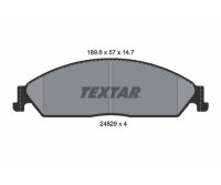 TEXTAR Bremsbelagsatz für Ford Vorderachse 2482901