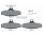 Bremsbelagsatz Hinten Chevrolet Daewoo Pontiac SsangYong TEXTAR Bremse 2324201