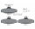 Bremsbelagsatz Hinten Chevrolet Daewoo Pontiac SsangYong TEXTAR Bremse 2324201