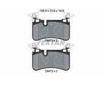 TEXTAR Bremsbelagsatz für Mercedes E Klasse W211 SL...