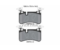 TEXTAR Bremsbelagsatz für Mercedes E Klasse W211 SL...
