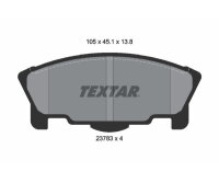 Bremsbelagsatz Vorne Daihatsu Move L6 TEXTAR Bremse 2378301