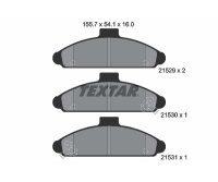 TEXTAR Bremsbelagsatz Bremsbeläge VORDERACHSE...