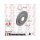 2x ZIMMERMANN rear axle brake disc 262 mm