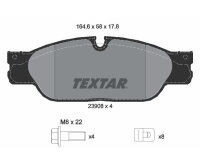TEXTAR Bremsbelagsatz Bremsbeläge Q+ Vorderachse...