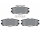 Bremsbelagsatz Scheibenbremse Opel Honda Isuzu TEXTAR Bremse 2187501