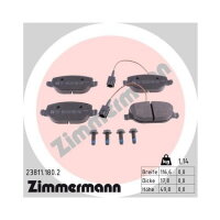 Bremsbelagsatz Bremsbeläge hinten für Alfa Romeo Giulietta Zimmermann