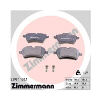 ZIMMERMANN Bremsbeläge VORDERACHSE für MINI