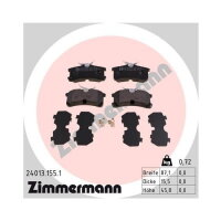 Bremsbelagsatz Bremsbeläge vorne für Renault Megane Volvo S40 V50 Textar