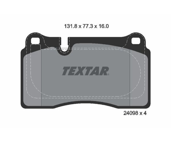 Bremsbeläge für VW TOUAREG AUDI A3 TT SEAT LEON Vorderachse TEXTAR