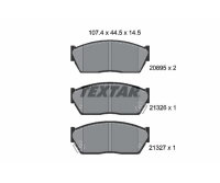 Bremsbeläge VORDERACHSE für HONDA CIVIC CRX TEXTAR