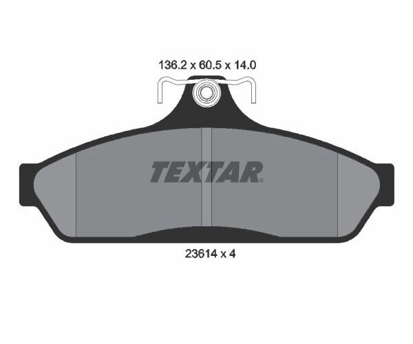 Bremsbelagsatz Bremsbeläge vorne für Mitsubishi Sigma Holden Textar
