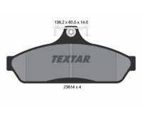 Bremsbelagsatz Bremsbeläge vorne für Mitsubishi Sigma Holden Textar