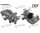 Bremssattel Hinten Rechts Opel Astra Zafira Meriva FTE Bremszange RX389844A0