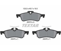 Bremsbeläge Q+ für Daihatsu Charade Toyota Yaris (P13, P9) Hinten TEXTAR