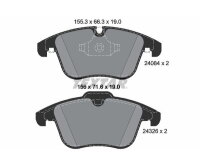 TEXTAR Bremsbelagsatz Bremsbeläge Q+ VORDERACHSE...