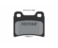 TEXTAR Bremsbelagsatz Bremsbeläge HINTERACHSE...