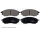 Bremsbeläge für NISSAN PATHFINDER III QASHQAI +2 RENAULT Blue Print Vorne