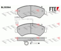 FTE Bremsbelagsatz Bremsbeläge Vorderachse für...