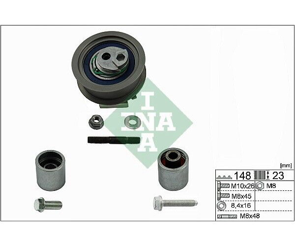 Zahnriemen Rollensatz Spannrollen für Audi VW SEAT Skoda INA 530 0445 09