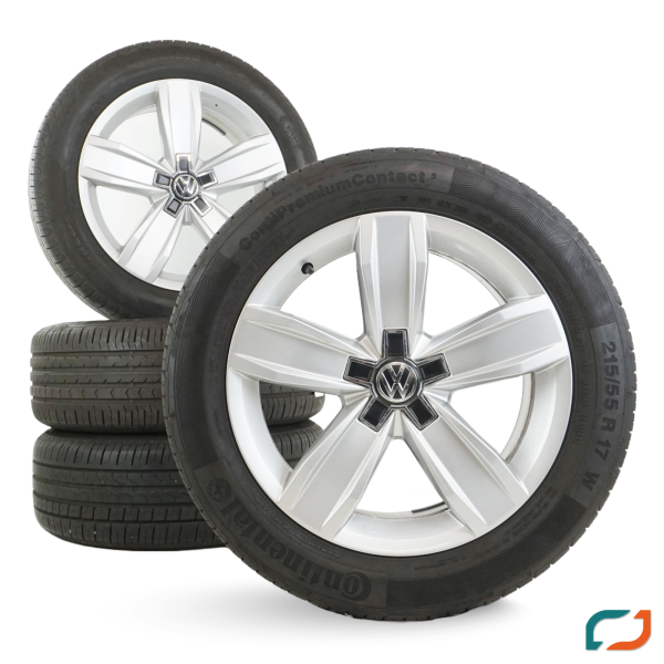 Original Passat 3G B8 Istanbul Sommerräder Sommerreifen 3G0601025E 215/55R17 94W