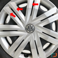 Original VW Polo 6 AW Sommerräder Sommerreifen 14 Zoll 185/70 R14 88H DOT22