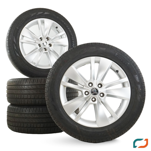 Original Skoda Karoq Sommerräder 18 Zoll Sommerreifen Triton 235/55 R18 100V